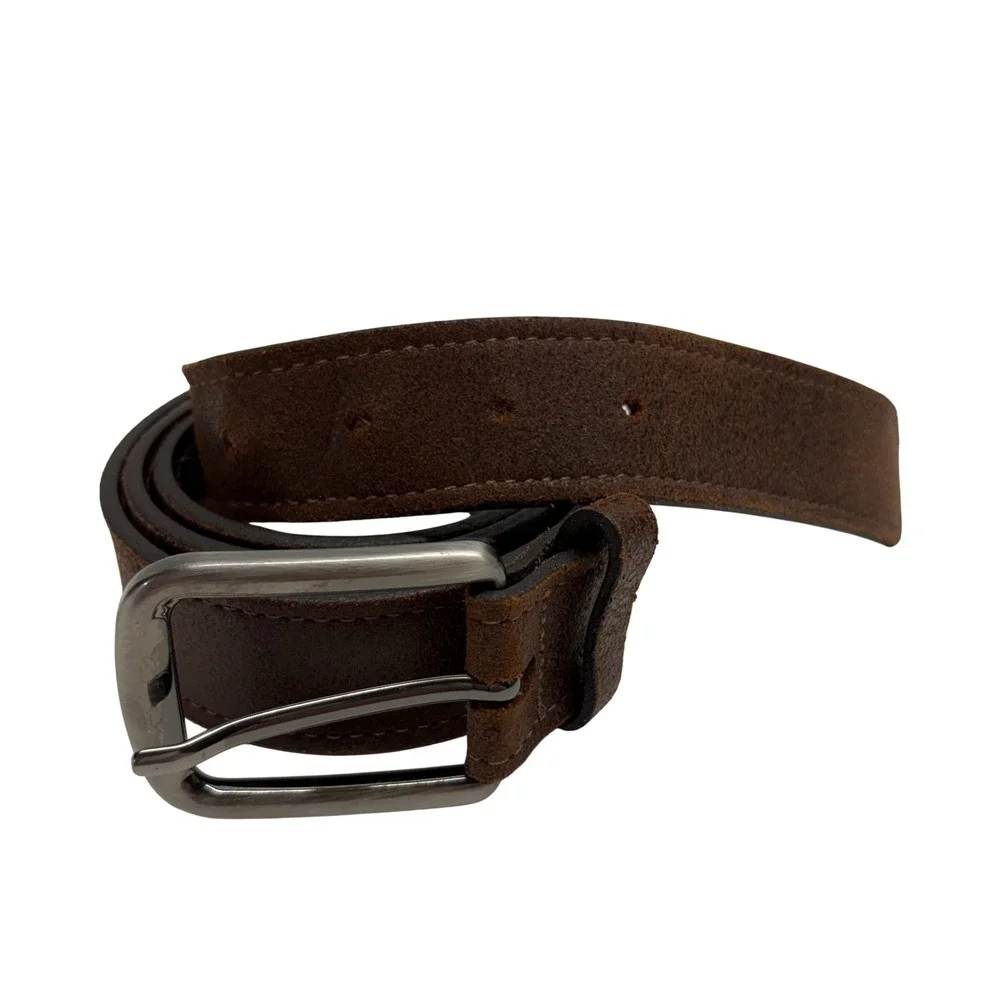 Allen Edmonds Belt Mens 40 Brown Leather Rugged Made In USA 1016717